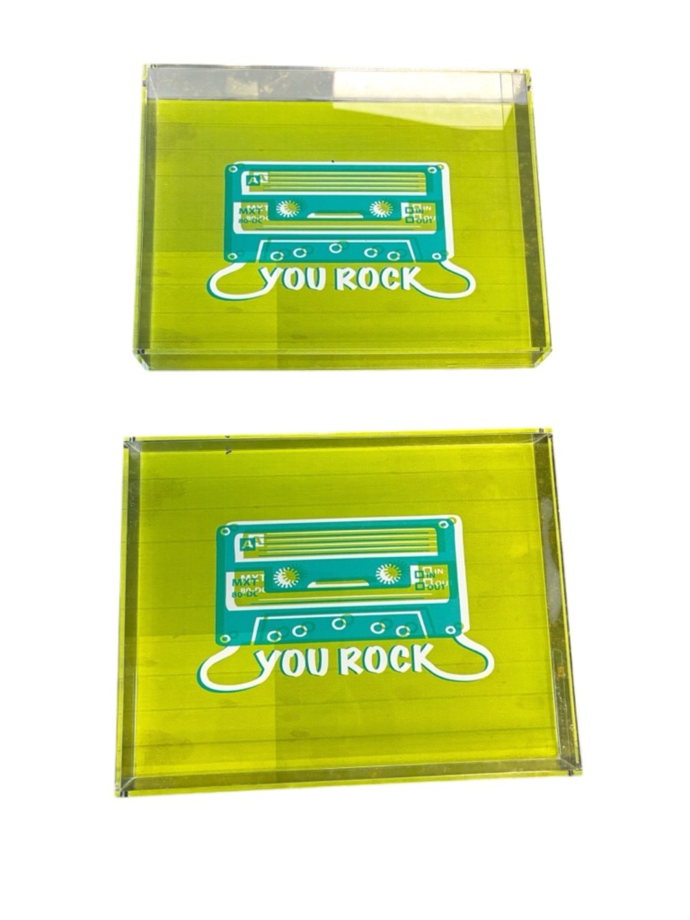 You Rock Cassette Acrylic Trays - Deny Designs